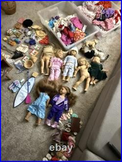 AMERICAN GIRL DOLLS Lot of 7 COMES WITH ALL ACCESSORIES PERFECT COLLECTION