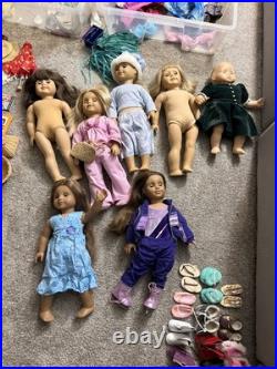 AMERICAN GIRL DOLLS Lot of 7 COMES WITH ALL ACCESSORIES PERFECT COLLECTION