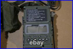 AN/PRC-112B1 Radio withGPS lot of 4 all have cracks in the Glass 3 work