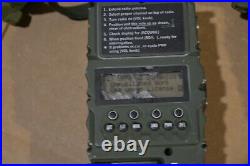 AN/PRC-112B1 Radio withGPS lot of 4 all have cracks in the Glass 3 work