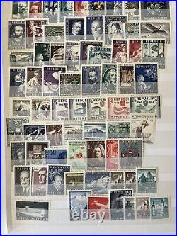 AUSTRIA 1945 to 2001 Top Collection in ALBUM, With all Blocks/Minis MNH