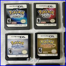 AUTHENTIC Pokémon LOT, ALL DS GAMES, WORKING ALL AUTHENTIC COMPLETE COLLECTION