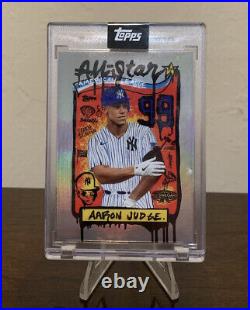 Aaron Judge 2022 Topps MLB All-Star Art Collection 3 Refractor Gregory Siff /499