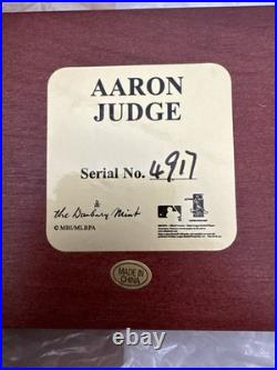 Aaron Judge Danbury Mint COA All Star Figurines Collection Yankees # 1 New Aaron Judge Danbury Mint COA All Star Figurines Collection Yankees # 1 New