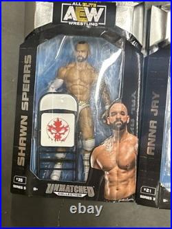 Aew action figures lot Jade Cargill, Chris Jericho, Darby Allen & More- New
