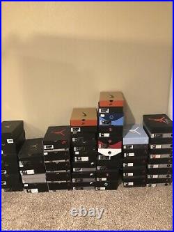 Air Jordan Retro Shoe Collection All New In Box Never Tried On. 41 Pair Lot