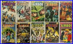 Airboy lot from#1-49 all 48 different books average 8.5 VF+ (1986 to 1989)