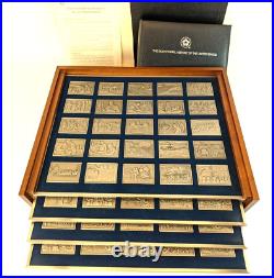 All 100 Pewter Ingots Bicentennial History Of The United States Franklin Mint