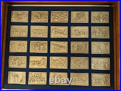 All 100 Pewter Ingots Bicentennial History Of The United States Franklin Mint