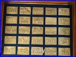 All 100 Pewter Ingots Bicentennial History Of The United States Franklin Mint