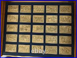 All 100 Pewter Ingots Bicentennial History Of The United States Franklin Mint