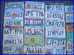 All 50 US states License plates + DC bonus Great Man Cave idea Lot of 51