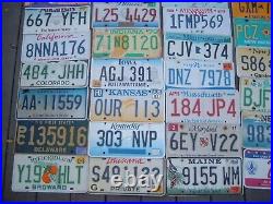 All 50 US states License plates + DC bonus Great Man Cave idea Lot of 51