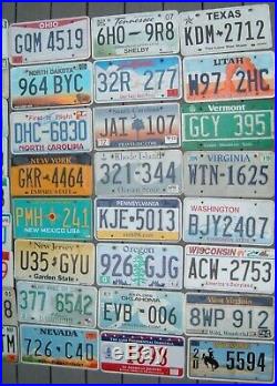 All 50 US states License plates + DC bonus Lot of 51