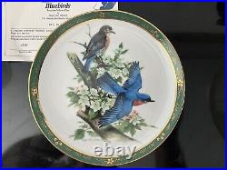 All 8 Danbury Mint SONGBIRDS OF ROGER TORY PETERSON. Complete 1990 Collection