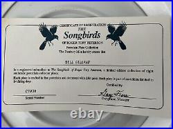All 8 Danbury Mint SONGBIRDS OF ROGER TORY PETERSON. Complete 1990 Collection