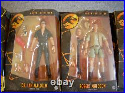 All 8 Jurassic World Amber Collection Human character Action Figure Set Lot NIB