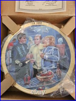 All 8 Star Trek Original Series Commemorative Collection Plates By Hamilton Mint