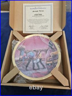 All 8 Star Trek Original Series Commemorative Collection Plates By Hamilton Mint
