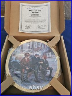 All 8 Star Trek Original Series Commemorative Collection Plates By Hamilton Mint