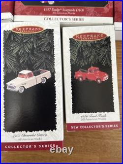 All-American Trucks Series Hallmark Ornaments Lot of 22 1995 thru 2016