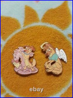 All Dogs Go To Heaven Lot of 3 Enamel Pins Don Bluth Charlie B. Barkin Animation