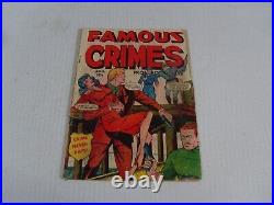 All-Famous POLICE CASES #6 All TRUE CRIME 38 & FAMOUS CRIMES 1950s COMIC LOT