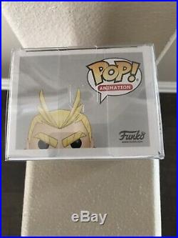 All Might Funko Pop (Glow in the Dark) With Hard Stack Protector. Mint Condition