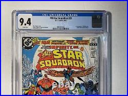 All-Star Squadron #25 CGC 9.4 1983 and Infinity Inc #1 Raw 1984. (2) Comic Lot