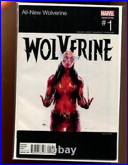 All-new Wolverine #1 4pc Lot Cover Variants (9.0/9.2) 2016