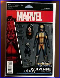 All-new Wolverine #1 4pc Lot Cover Variants (9.0/9.2) 2016