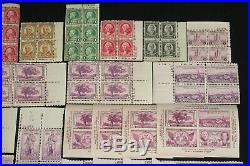 Amazing Collection 600+ US Plate Blocks All MNH Mint Stamp Lot Sc# 554-1577