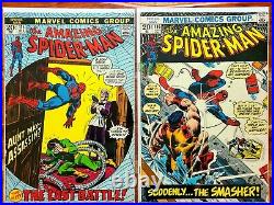 Amazing Spider-Man #100s LOT OF 11 ALL MVS STAMPS INTACT KEYS #113 MARVEL