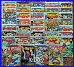 Amazing Spider-Man #100s LOT OF 39 ALL MVS STAMPS INTACT KEYS MARVEL COMICS