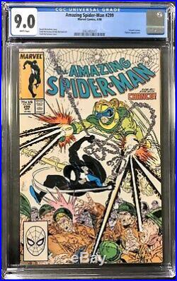 Amazing Spiderman 299 300 301 Marvel Teamup 141 Cgc Lot Own Em All Venom No 9.8