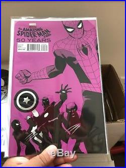 Amazing Spiderman Comic Lot 692 ALL 5 Decades Variants Never read Near Mint