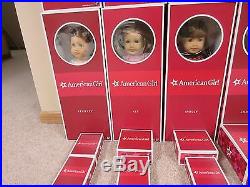 American Girl Classic Historical Doll Collection Lot All 18 with Access NRFB