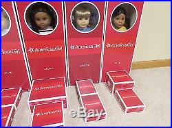 American Girl Classic Historical Doll Collection Lot All 18 with Access NRFB