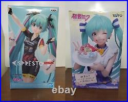 Anime Figure Lot, NEW! Asuna, Rem, Hatsune Miku, All Might. 19 Figures