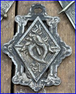Antique Knight Of Pythias Pins (lot Of 3) All One Price