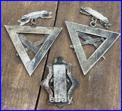 Antique Knight Of Pythias Pins (lot Of 3) All One Price