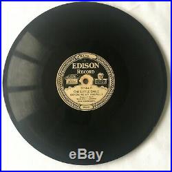Antique Thomas Edison Phonograph Records-All Types of Music VG, Lot of 6