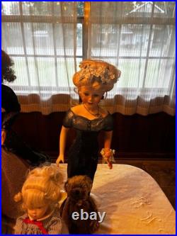 Antique doll collection lot