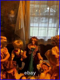 Antique doll collection lot