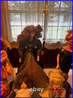 Antique doll collection lot