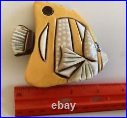 Artesania Rinconada Fish, Lot Of 8, Tropical Fish, Multicolored