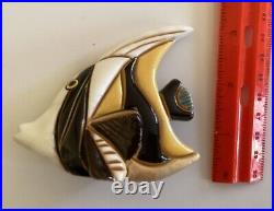 Artesania Rinconada Fish, Lot Of 8, Tropical Fish, Multicolored