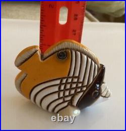 Artesania Rinconada Fish, Lot Of 8, Tropical Fish, Multicolored