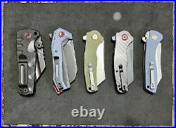 Artisan Cutlery & CJRB Knives (lot of 5) ALL NEW With BOXES