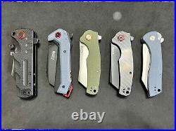 Artisan Cutlery & CJRB Knives (lot of 5) ALL NEW With BOXES